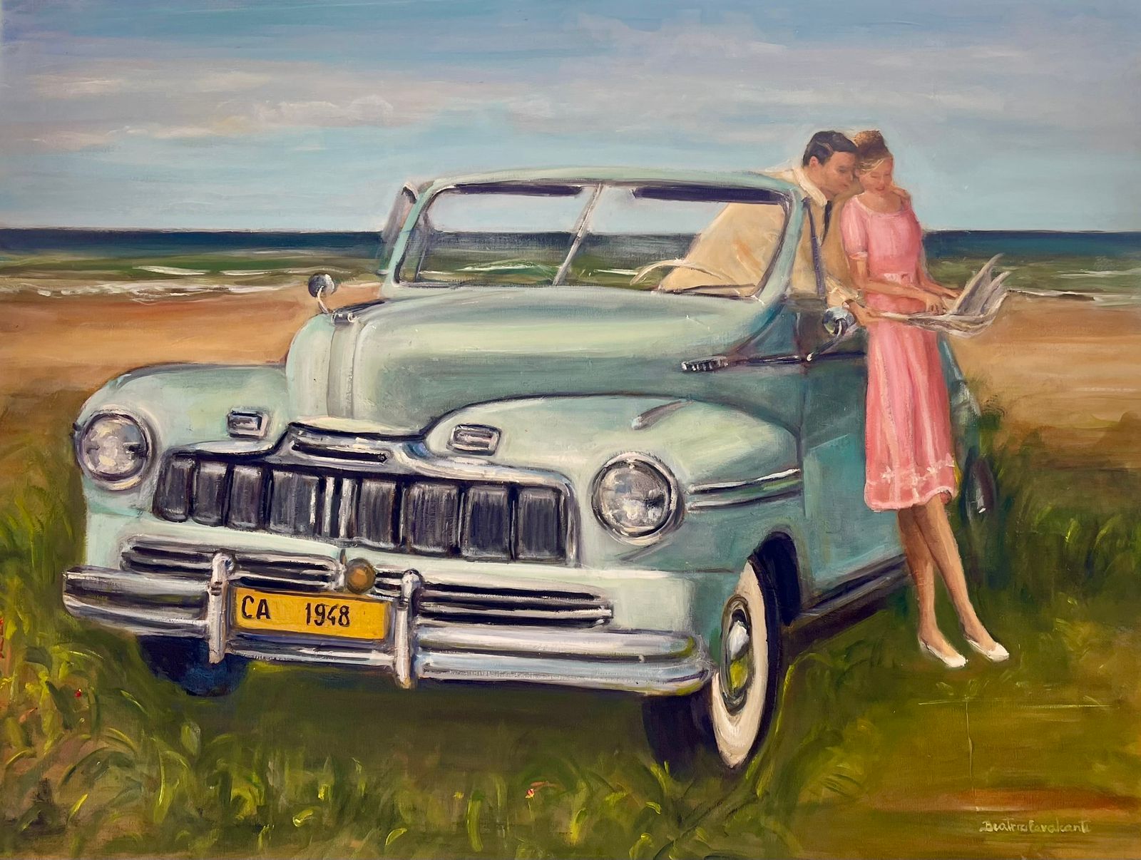 Cadilac 1948 – ost 60×80